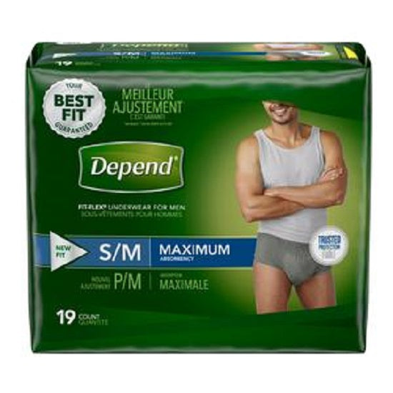 Depend Fit-Flex Incontinence Underwear for Women, Maximum