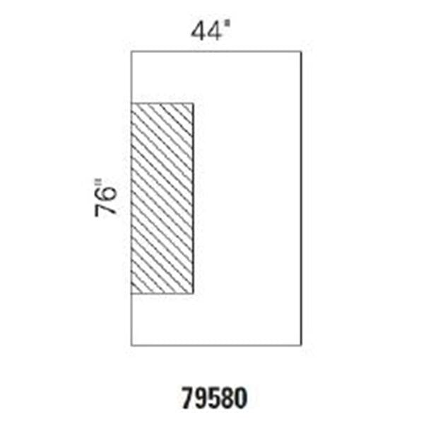 O & M Halyard Drape Side Surgical Non-Fenestrated 44x76" Non-Sterile 40/Ca