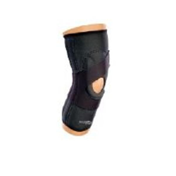 DJO Sleeve Support Knee Lateral "J" Black Size Small Left Ea