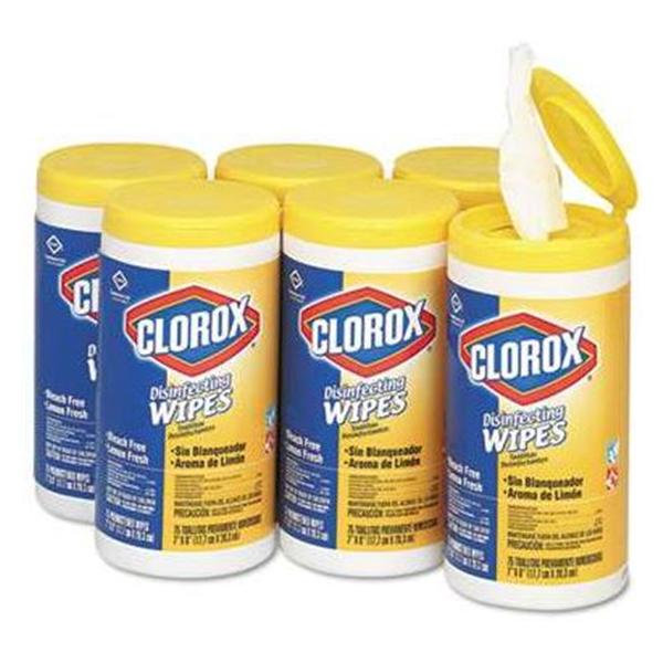 Clorox Sales Company Disinfectant Wipes Clorox 6/Ca