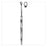 Sklar Instruments Curette Dermal Fox 5-1/2" Straight 6mm Oval Tip SS Rsbl Ea