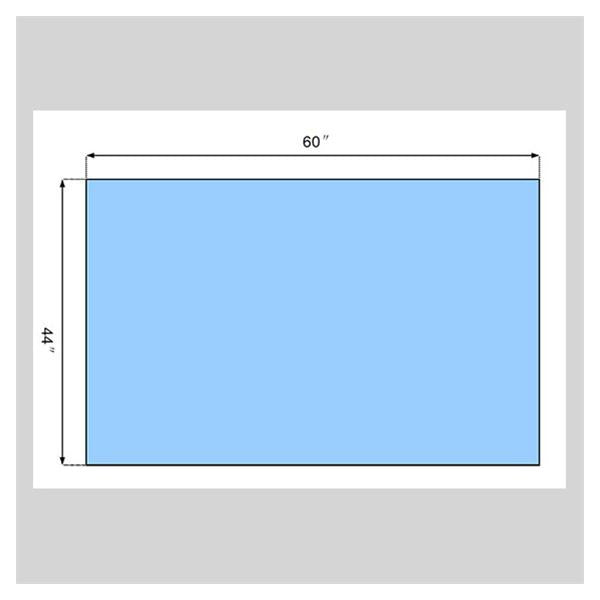 Welmed  Drape Surgical Protect5 Non-Fenestrated 60x44" Half Sterile Ea, 60 EA/CA (1222-100S)