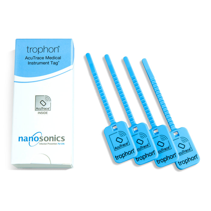 Equipment Tag trophon Medical Instrument Tag Blue Plastic 10 per Box - N05007