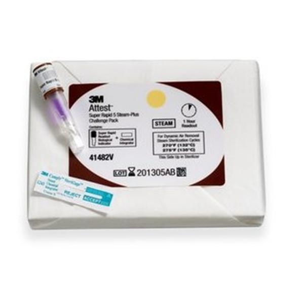 3M Medical Products Blgcl Indctr Attest Super Rapid 5 Stm+ Chllng Pk 1hr 24/Ca (41482VF)