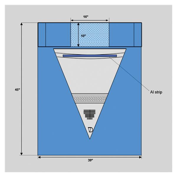 Welmed  Drape Underbuttocks Surgical/OB Non-Fenestrated 39"x45" Strl Ea, 60 EA/CA (1222-4564SCR)