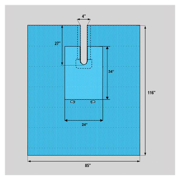 Welmed  Drape Shoulder Shoulder Arthroscopy Fenestrated 85x116 Strl 25/Ca