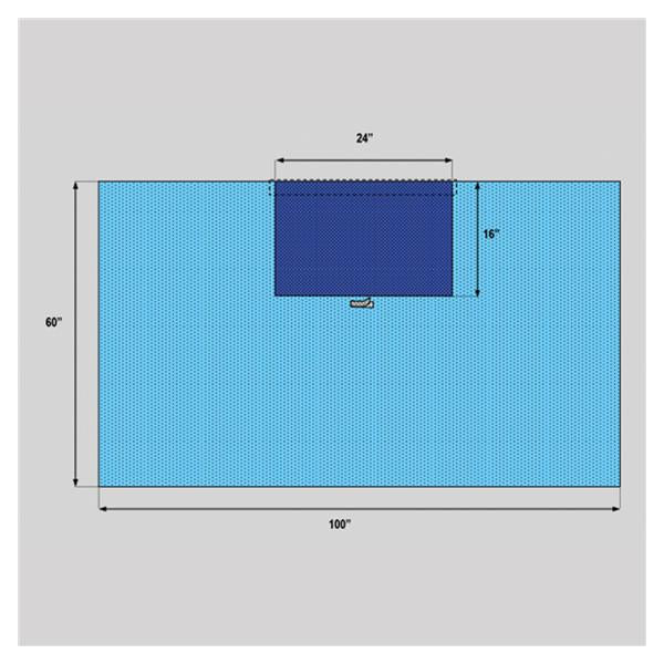 Welmed  Drape Orthopedic Ortho Bar Century Nfen 100x60 Strl 20/Ca