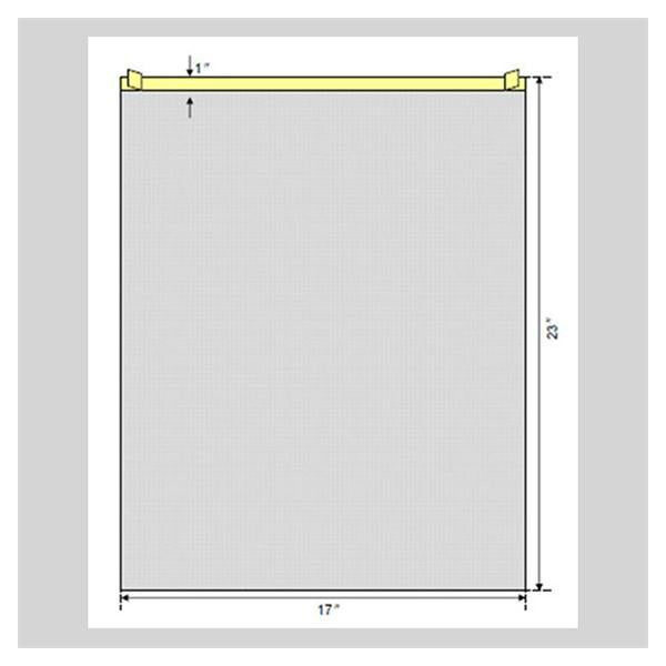 Welmed  Drape Surgical Clearview Non-Fenestrated 17x23" Sterile Ea, 40 EA/CA (1501-1010)