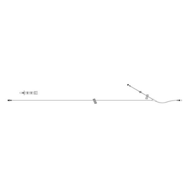 Hospira Worldwide IV Extension Set 67 Inj M/F Adptr 50/Ca