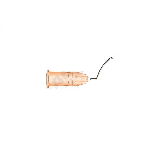 Eagle Labs Reverse Tip Formed Irrigating Cystotomes - Irrigating Cystotome, 12 mm Formed, Reverse Tip, 25G x 5/8" - 122-25RF