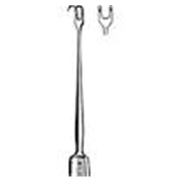 BR Surgical Hook Skin Guthrie 4-3/4" Large 3mm 2Prng Stainless Steel Ea