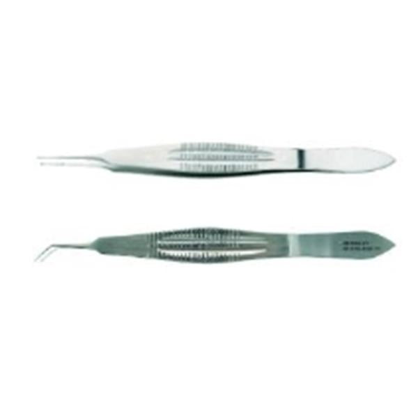 BR Surgical Forcep Suture Castroviejo 4-1/4" .9mm Tp/Ty Pltfrm 1x2Tth SS Ea