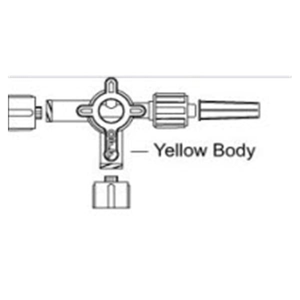 Smiths Medical ASD Stopcock 3-Way Ultra Swivel Male Luer Lock 50/Ca