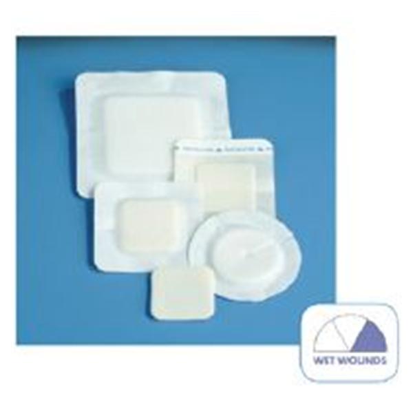 Deroyal Industries  Dressing Wound Polyderm Border PU Fm 4x4" NAdh White Hi Abs 50/Ca