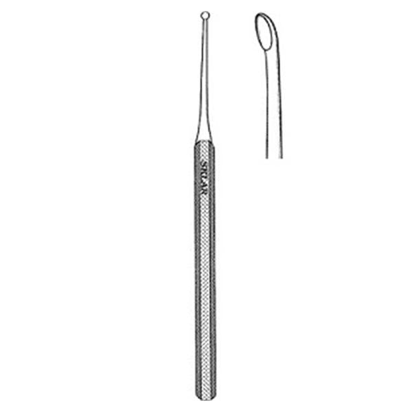 Sklar Instruments Curette Podiatry Excavator 5" #57-0 Cup Tip Stainless Steel Hl Ea