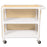 Wide 2-Shelf Linen Cart with Mesh or Vinyl Cover