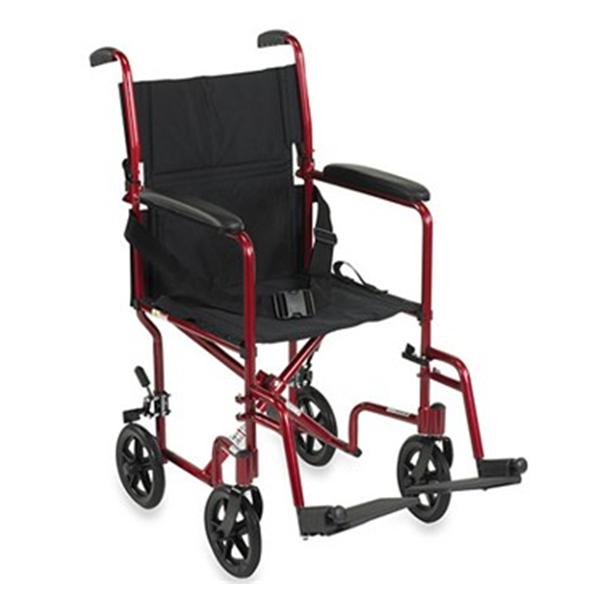 Drive Medical Designs Wheelchair Transport Aluminum Ea (ATC19-RD)