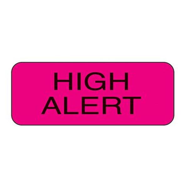 Health Care Logistics Label 1-1/2x5/8" Hot Pink 1000/Pk