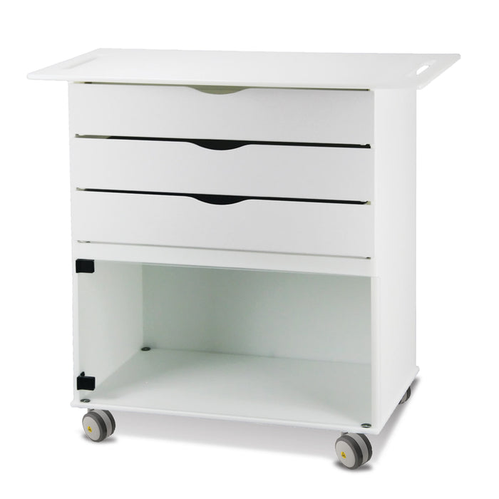 Wide MRI Lab Cart