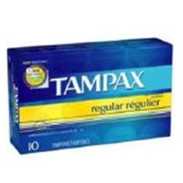 Procter & Gamble Dist Tampon Sanitary Tampax Regular 10/Bx, 48 BX/CA (2807899)