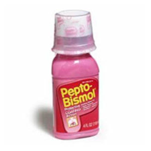 Procter & Gamble Dist Pepto-Bismol Liquid Bottle 525mg Regular Strength Original 4oz/Bt, 12 BT/CA (149010000)