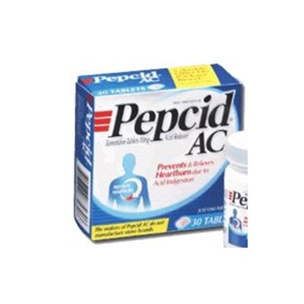 Johnson & Johnson Consumer Pepcid AC Antacid Chewable Tablets 10mg Original 30/Pk, 36 PK/CA (48723000)