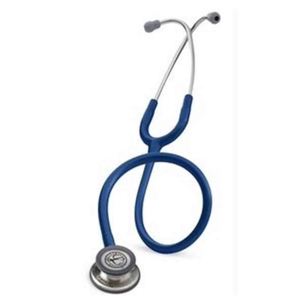 3M Medical Products Stethoscope Clinician Littmann Classic III Navy Blue 27" Ea