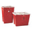 Scott Containers Container Sharps 8gal Red 9/Cs