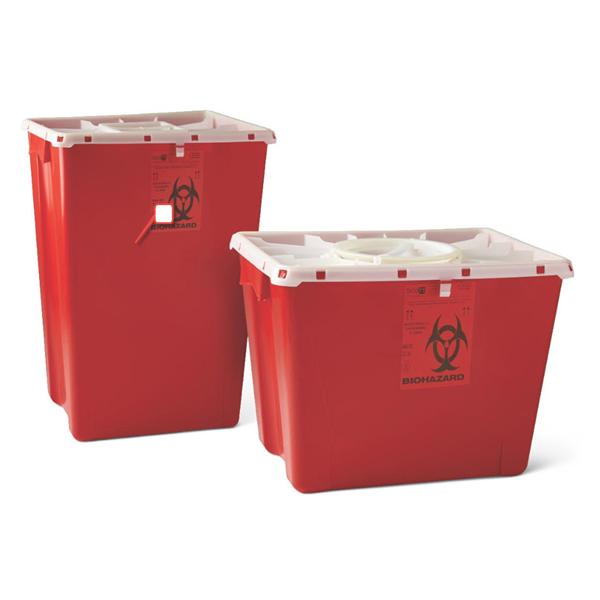 Scott Containers Container Sharps 8gal Red 9/Cs