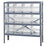 SHELVING, STEEL, 12 CLR BINS, 12"X36"X39"H