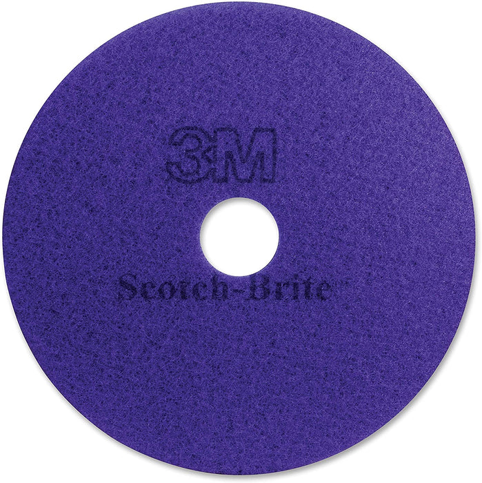 3M Healthcare 3M Scotch-Brite Purple Diamond Floor Pads Plus - Floor Pad, Diamond, Purple, 20" - 531-34375-48065-4