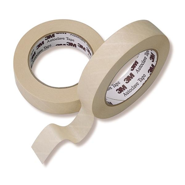 3M Healthcare 3M Comply Autoclave Tape - Autoclave Tape, 24 mm x 55 mm, Lead-Free, Tan - 1261286