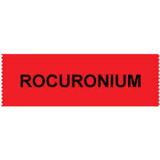 Laguna Coast Assoc Medication Labels / Tapes - Rocuronium Tape, 500/Roll - TJ114-K