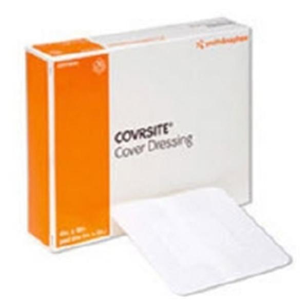 Smith & Nephew Wound Care Dressing Wound Cover Covrsite Cmpst 6x6" Gntl Adh NAdh 10/Ca