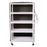 4-Shelf Linen Cart with Mesh or Vinyl Cover