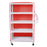 4-Shelf Linen Cart with Mesh or Vinyl Cover