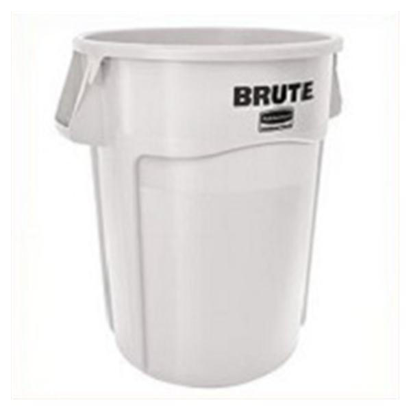 Rubbermaid Container Utility Brute Plastic 44gal White 4/Pk