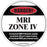 17 Inch Diameter MRI Floor Signs