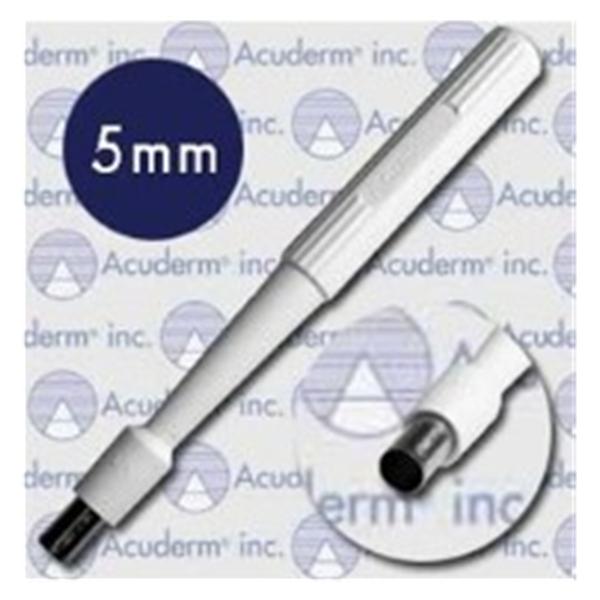 Acuderm Biopsy Punch Drml Acu-Punch 5 Rbd Hlw Hndl SS Bld Disp Strl 25/Pk