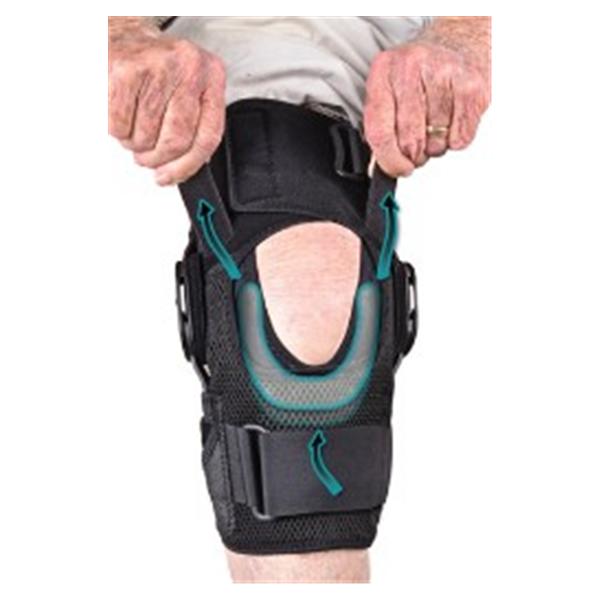 Hely & Weber Brace Support Global Knee Knee Lycr Black Size Large Universal Ea