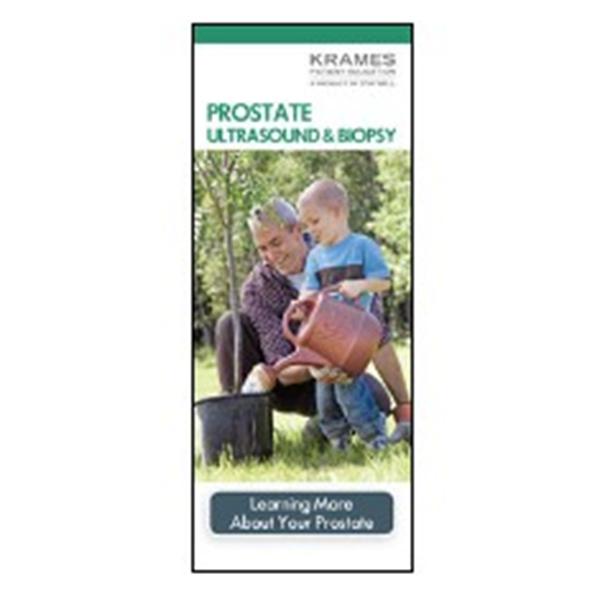 Krames Communications Brochure Educational Prostate Ultrasound and Biopsy 50/Pk