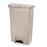 Rubbermaid Container Waste Slim Jim Rsn 18gal Step-On Hng Ld Bg Rctnglr Ea