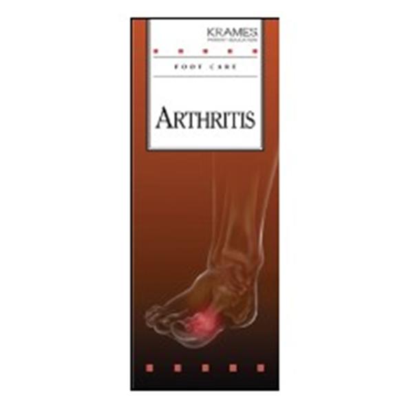 Krames Communications Brochure Educational Arthritis Podiatric 50/Pk