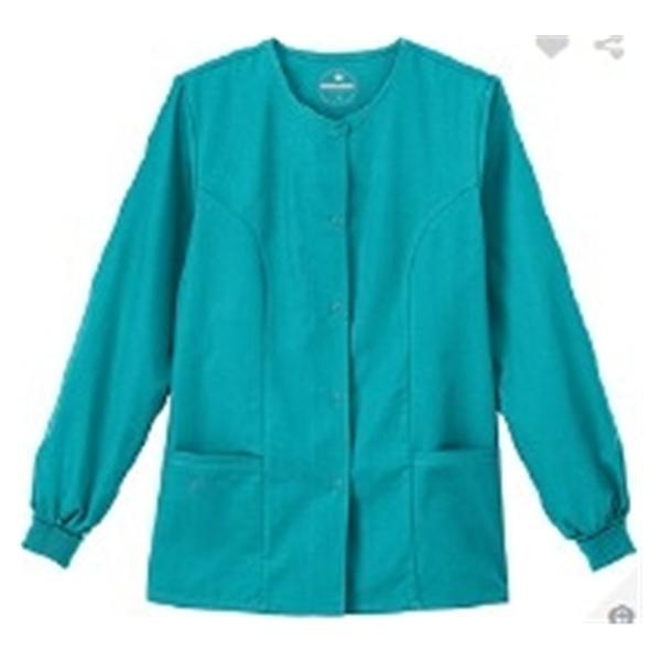 White Swan Uniform Jacket Warm-Up Fundamentals Womens Teal Large Ea