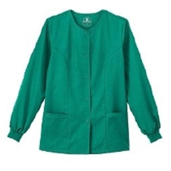 White Swan Uniform Jacket Warm-Up Fundamentals Womens Hunter Green Medium Ea