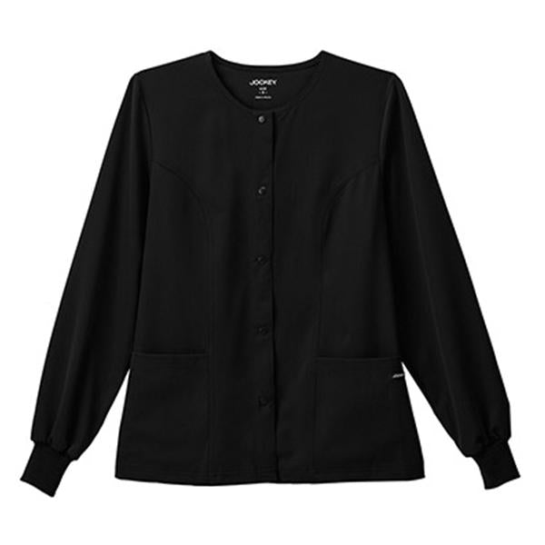 Jockey (TM) Scrubs Jacket Scrub Jockey Womens Black Small Ea