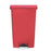 Rubbermaid Container Waste Slim Jim Resin 18gal Step-On Red Ea