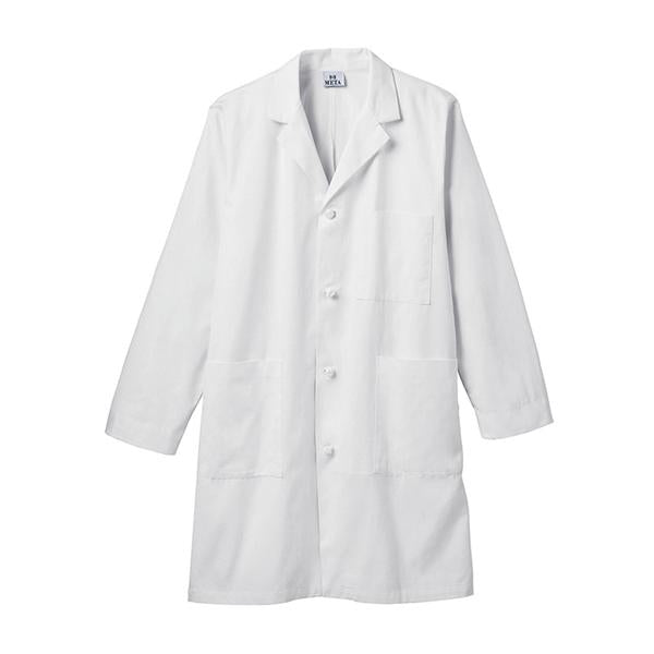 White Swan Uniform Lab Coat Jacket Fundamentals Mens White Large Ea