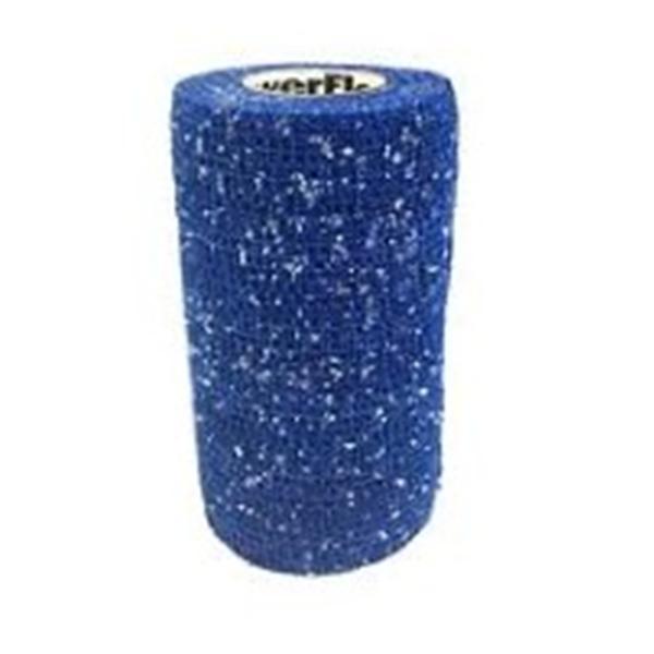 Andover Coated Products Bandage PowerFlex 2"x6yd Athletic Foam Glitter Blue 24/Ca