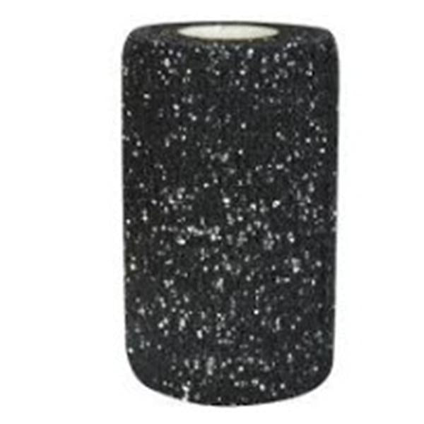 Andover Coated Products Bandage PowerFlex 3"x6yd Athletic Foam Glitter Black 16/Ca